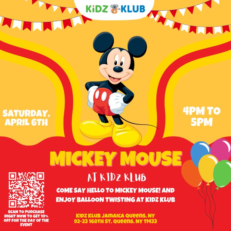 Meet and Greet with Minnie Mouse at Kidz Klub!