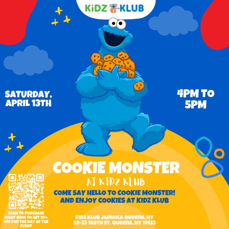 Meet and Greet with Cookie Monster at Kidz Klub