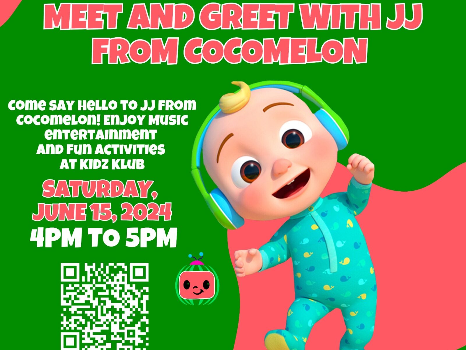 Meet & Greet with JJ From Cocomelon