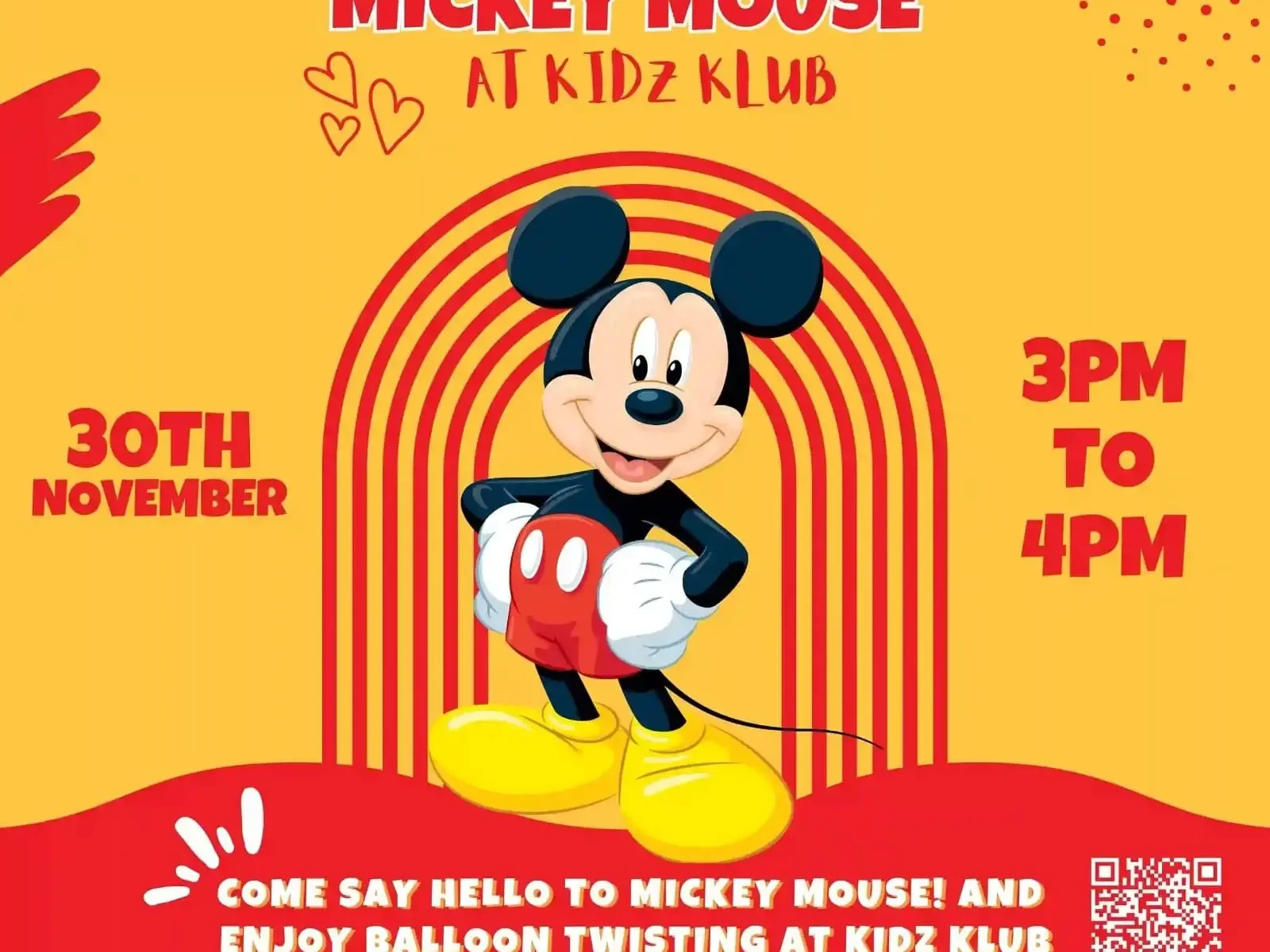 Meet and Greet with Mickey Mouse