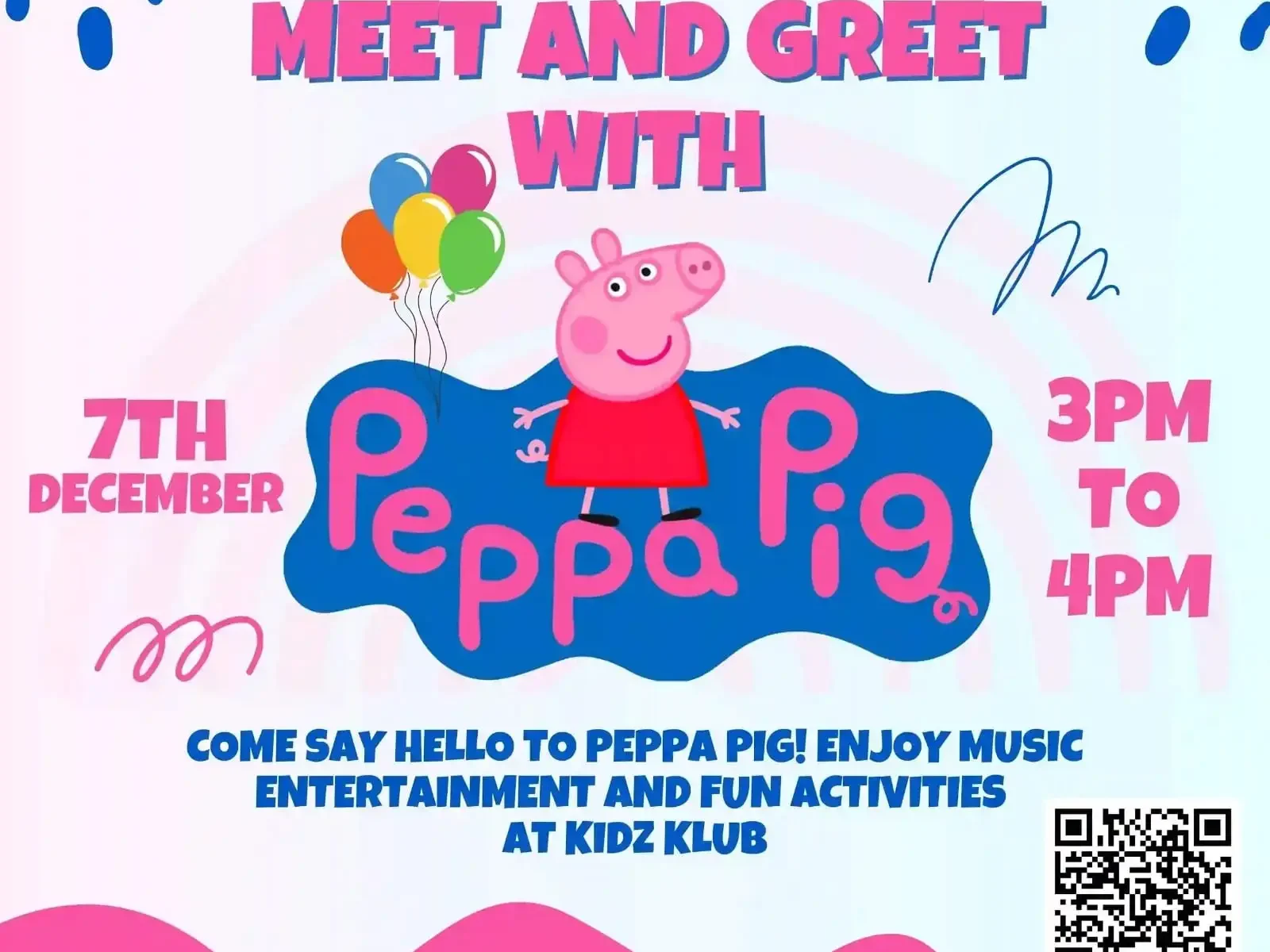 Meet and greet with peepa pig